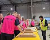 combois members visit a company