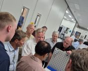 Combois members visit host company rjs tech group