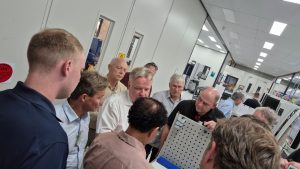 Combois members visit host company rjs tech group